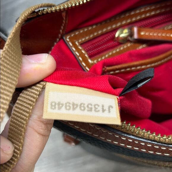 4302 Dooney & Bourke black brown leather crossbody - Picture 10 of 15